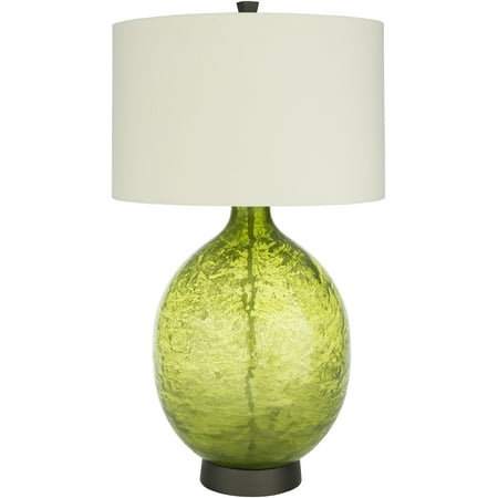 Surya Lulu Table Lamp With Cream And Grass Green Finish LUL-002