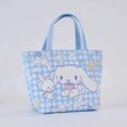 thumbnail image 1 of Handheld Large Capacity Portable Insulated Leather Picnic Bag Student Lunch Box Food Bag Hello Kitty Bag, 1 of 6
