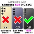 thumbnail image 2 of Asuwish Compatible with Samsung Galaxy S24/S25 5G Wallet Phone Case and Tempered Glass Screen Protector Faux Leather Flip Credit Card Holder Zipper Cell Cover for S 24 24S 25 25S G5 SM-S931U Brown, 2 of 7