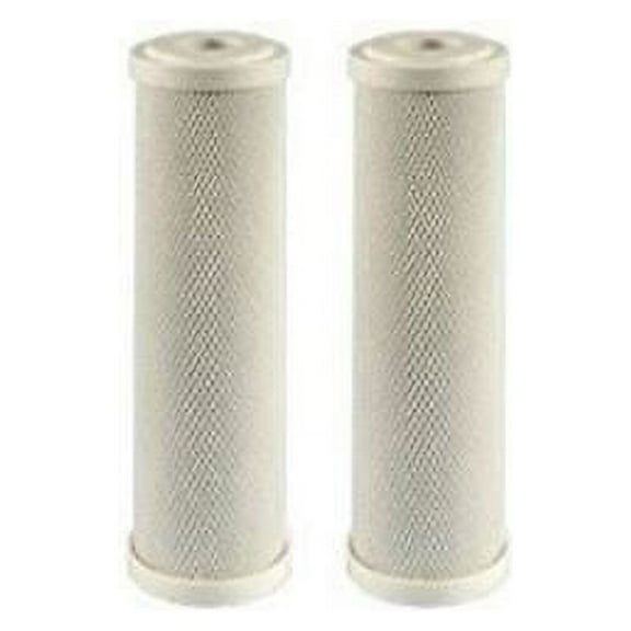 Compatible to Crystal Quest CQE-RC-04000 5-Micron Carbon Block Filters pack of 2