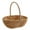 S, variant on Large Collapsible Rattan-Style Storage Basket Foldable Multipurpose Picnic Organizer Basket Handle Fruit Vegetable Storage Home Decor Basket L