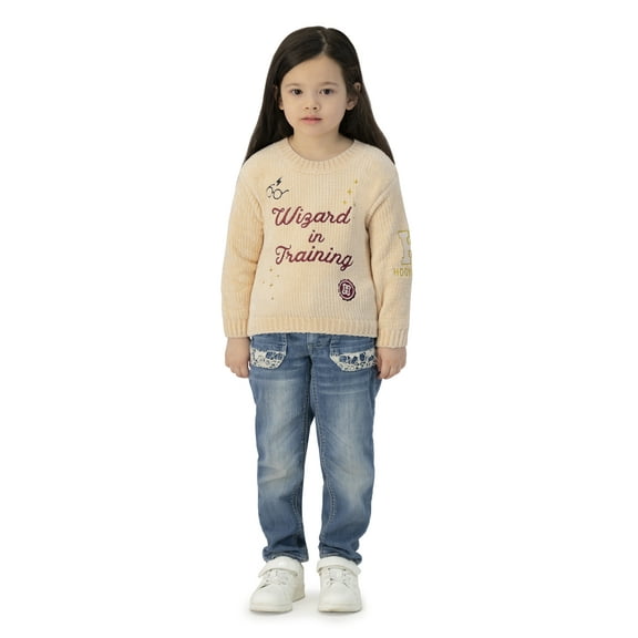 Harry Potter Toddler Girls Chenille Sweater, Sizes 12 Months - 5T