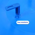 thumbnail image 3 of LEEYNEER Waterproof Rain Cover Blue Round Plastic Protection for Outdoor 1Pack, 3 of 7