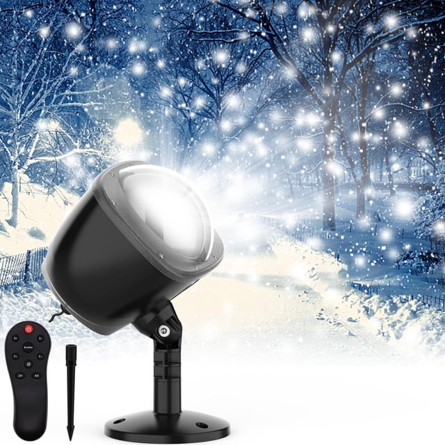 Proyector de luces Snowfall SOMKTN Christmas Outdoor a prueba de agua