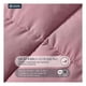 thumbnail image 2 of Edredón Matrimonial Acolchado Reversible Esquimal Relleno Down, Compatible Con Funda Duvet Vino Rosado - Rosa, 2 of 7