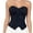 Dark Blue, variant on Corset Tops for Women Plus Size Strapless Zip up Overbust Boned Bustier Push up Shapewear Going out Party Tubu Tops