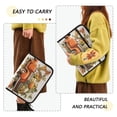 thumbnail image 4 of Accordion File Organizer with Zip Closure 13 Pockets Expanding File Folder Letter A4 Paper Document Organizer for Home Office Truck Full Of Pumpkins, 4 of 7