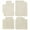 Beige, variant on Ikon Motorsports Compatible with 07-11 Toyota Camry Nylon Car Floor Mats Carpet Front & Rear 4PC Set - Beige