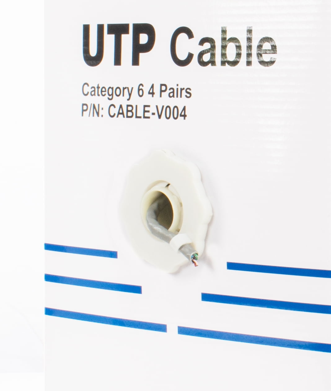 VIVO 1,000ft Bulk Cat6 LAN Network Ethernet Cable / Wire UTP Cat-6 Grey 1000 ft