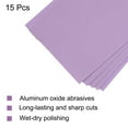 thumbnail image 4 of 15 Pack Purple Sanding Sheets 3000 Grit 9" x 3.7" Aluminum Oxide Sandpapers Wet Dry Polish, 4 of 5
