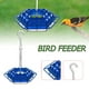 thumbnail image 1 of Comedero Para Pájaros Comederos de colibrí para exteriores - Comedero para pájaros salvajes con ventana colgante (azul) Wdftyju Libre de BPA, 1 of 2