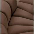thumbnail image 6 of Meridian Furniture Arc Brown Vegan Leather Modular Sectional, 6 of 11