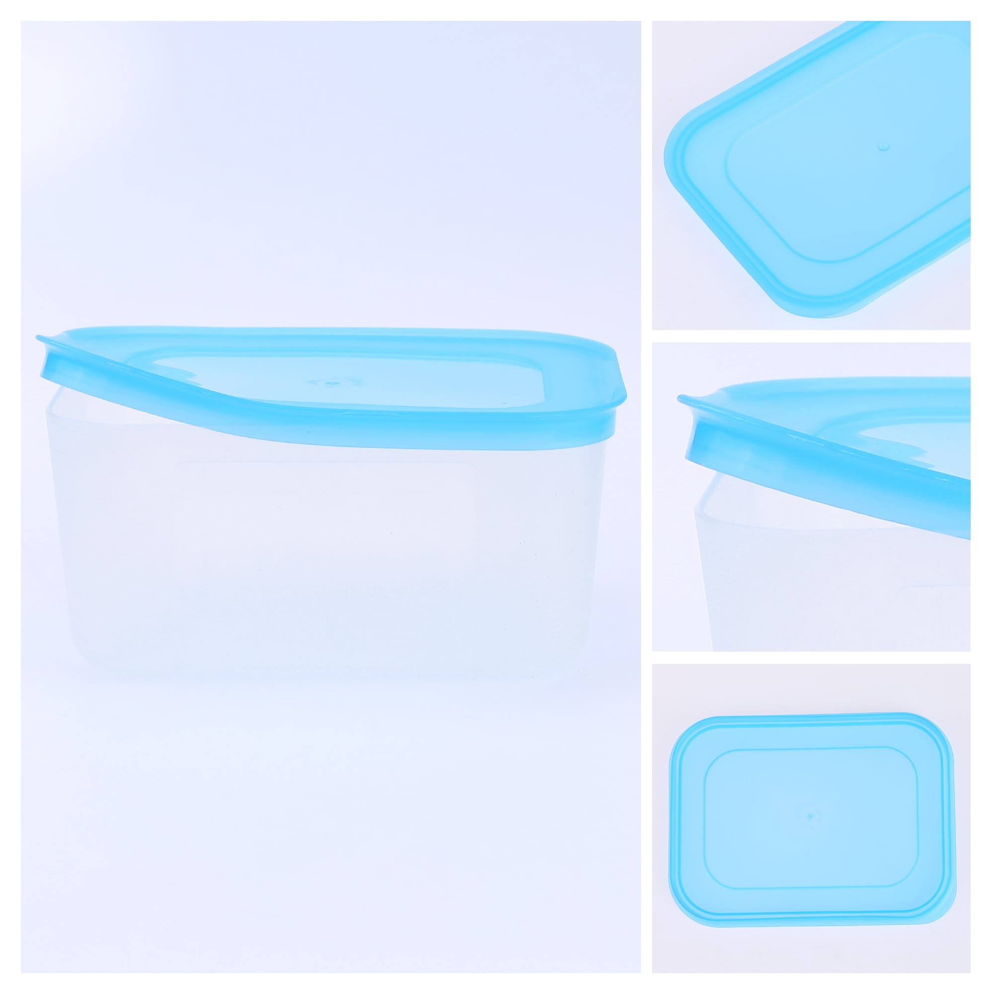 Unique Bargains Food Storage Containers Reusable Lunch Box 12 Packs Blue