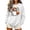 White-X, variant on HomeDM Halloween Sweatshirt for Women Long Sleeve Cute Ghost Crew Neck Pullover Cozy Pumpkin Graphic Casual Fall Tops