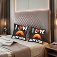 thumbnail image 2 of Set of 2 Decorative Throw Pillow Covers 18x18in - Sunset Gradient Design with Heart & Stars Perfect for Couch Bed Car, 2 of 8