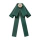 thumbnail image 4 of Decoración de broche de arco de cinta de cinta collar de cuello de collar broche de moda para mujeres corbata para el cuello para la camisa traje de verde, 4 of 8