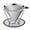 Silver, variant on Pour Over Coffee Dripper Stainless Steel Slow Drip Coffee Filter Metal Cone Paperless Reusable Single Cup Coffee Maker