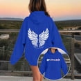 thumbnail image 2 of Girls Kids Graphic Zip Hoodie Sweatshirt for Casual Wear Comfort Knit Apparel for Girls Hoodie with Playful Print Size 12-13 Years, 2 of 8