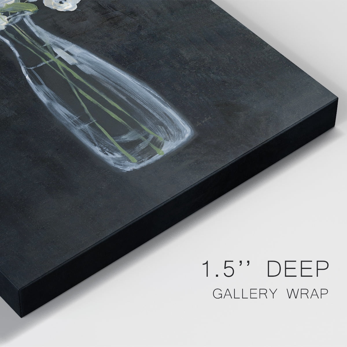Sophisticated Farm Floral II Premium Gallery Wrapped Canvas - Ready to Hang