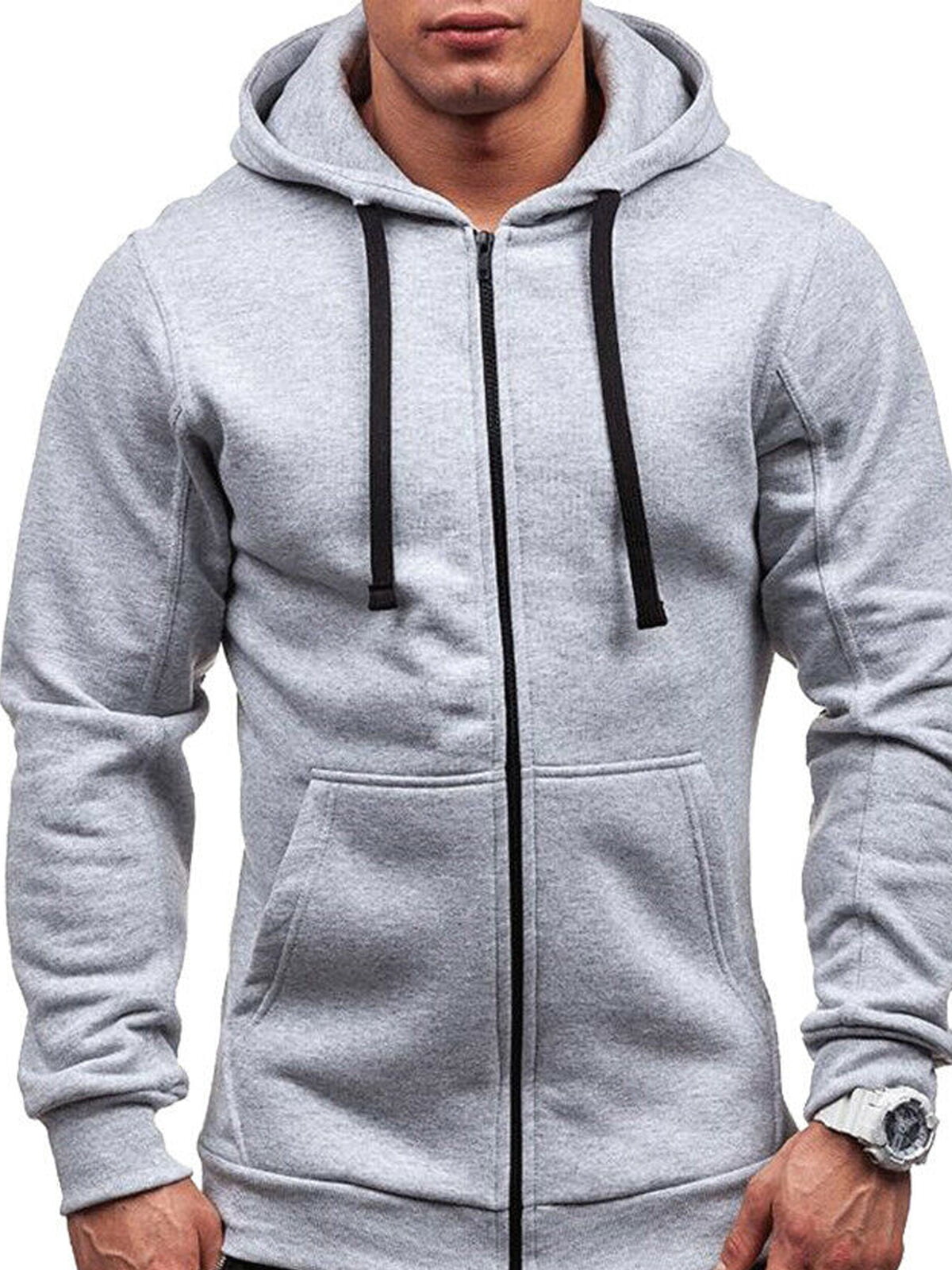 mens tight fit hoodies
