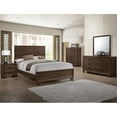 thumbnail image 3 of Bowery Hill Transitional Casual Wooden Queen Panel Bed in Medium Warm Brown, 3 of 3