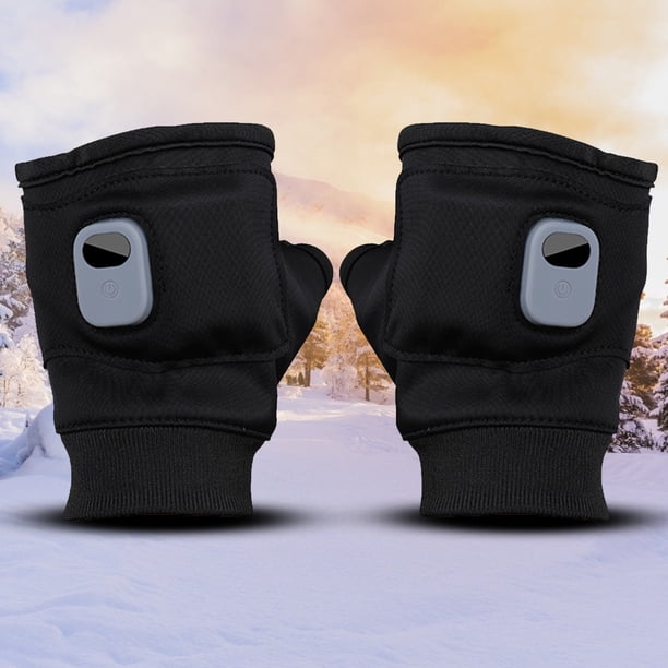 Guantes calefactables eléctricos con pantalla táctil calefactora de 360 grados para senderismo al aire libre y ciclismo