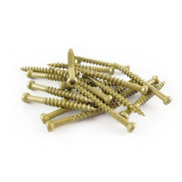 WoodPro Fasteners TH7X2-1 Number-7 by 2-Inch Trim Head Wood Construction Screws, T10, 1-Pound Net Weight, 174-Piece
