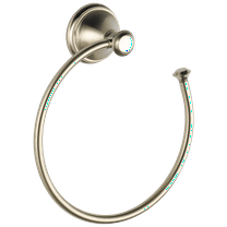 Delta Cassidy Towel Ring, Stainless