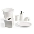 thumbnail image 3 of Monarch Abode Classic White Monarch Hand Hammered Metal Tissue Box Cover, 3 of 6