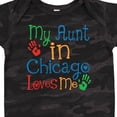 thumbnail image 4 of Inktastic My Aunt in Chicago Loves Me Boys or Girls Baby Bodysuit, 4 of 5