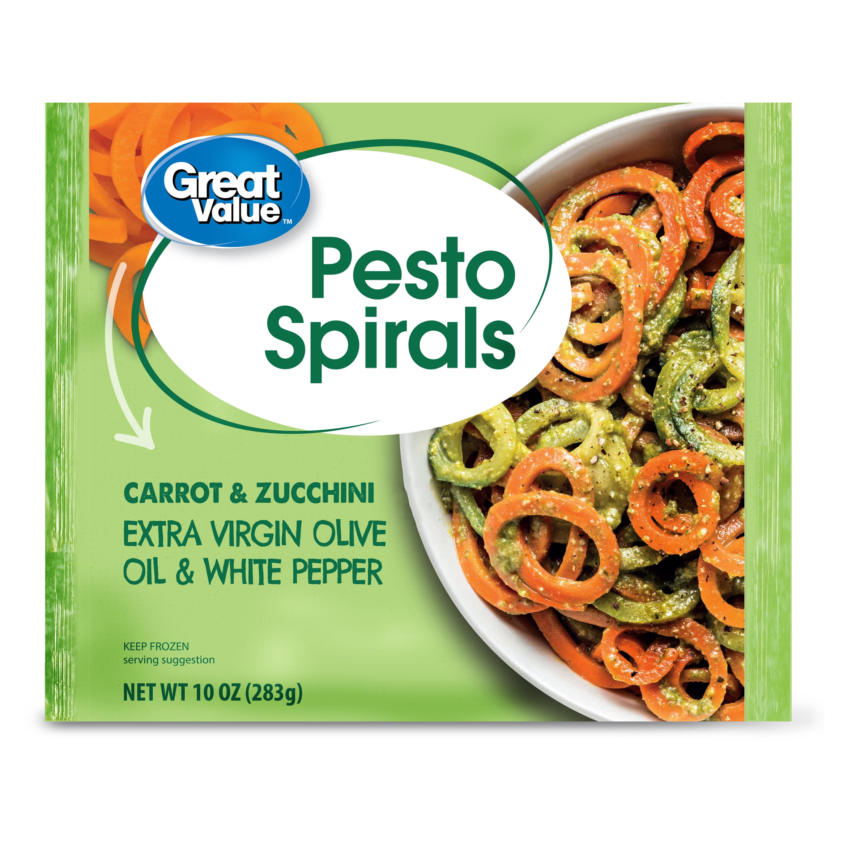 Great Value Pesto Spirals, 10 oz - Walmart.com - Walmart.com