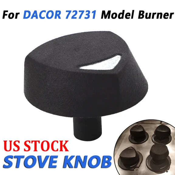 Us Black Stove Knob Replacement For Dacor 72731 Model Burner Cooktop Oven Knob