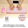 thumbnail image 3 of braveheart Wireless Mouse Keyboard Micro Receiver Set Gaming Supply Convenient Standard Keyboards Accessories Bedroom, 3 of 6