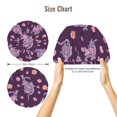 thumbnail image 5 of Kdxio Snake And Flower Pattern Satin Bonnet Silk Bonnet Hair Bonnet for Sleeping Hair Bonnets for Women Curly Natural Hair, 5 of 6