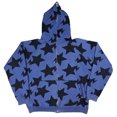 thumbnail image 3 of Sudadera con capucha de gran tamaño para hombre Y2K, sudadera con capucha de manga larga con cremallera y estampado de estrellas a la moda, chaqueta grunge gótica, abrigo, ropa de calle Harajuku, 3 of 5