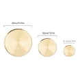thumbnail image 2 of Gold Round Storage Tray Stainless Steel Countertop Organizer Decorative Serving Plate for Jewelry Cosmetics Tableware Home, 2 of 8