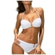 thumbnail image 2 of Mejor Belleza Mujer Traje de Baño de Moda Aumentar el tamaño 2 Piezas Tankini Tops de Bikini y Partes de Abajo Blanco XL, 2 of 4