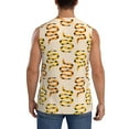 thumbnail image 4 of Uemuo Hand Drawn Snake Pattern Men's Sleeveless T-Shirt,Muscle Athletic Tank Top, Moisture-wicking Quick-dry Breathable Classic Tee Top for Gym Run Outdoor Sports-X-Large, 4 of 8
