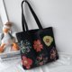 thumbnail image 3 of Bolso de mano de lona para mujer, bolsa de hombro con cremallera, para trabajo, playa, viajes y compras, 2 uds., 3 of 3