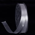 thumbnail image 2 of The Ribbon People Sheer Metallic Silver Contemporary Wired Craft Ribbon 0.50" x 100 Yards, 2 of 2
