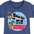thumbnail image 3 of Disney - Mickey - Make Way It's My Birthday - Youth Girls Short Sleeve Graphic T-Shirt, 3 of 5