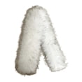 thumbnail image 2 of Accesorio de cuello de pelo sintético: decoración versátil para suéteres, abrigos y prendas de vestir. Blanco 70cmx15cm, 2 of 8