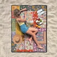 thumbnail image 2 of Mushroom Picnic Blankets Waterproof Foldable,60‘\u2018x80'''' Portable Dual Layers Outdoor Travel Camping Backpacking Hiking Beach Blanket Mat for Grass Padded Lawn Park Beach,Picnic Accessories, 2 of 6