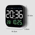thumbnail image 5 of Splihome Led Wall Clock with Remote Control Display Temperature Room Desktop Clock Three colors, 5 of 8