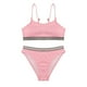 thumbnail image 1 of REDARER Girls' Solid Color 2-Piece Swimsuit Set – Swimwear for Kids, Perfect for Beach and Pool,Size 8-9 Years, 1 of 5