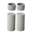 thumbnail image 3 of 2x4x Cintas Para Manillar De Bicicleta Empuñaduras De Silicona Profesionales Antivibración Gris, 3 of 8