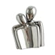 thumbnail image 5 of Estatua abstracta de pareja abrazándose, figura de cerámica, colección única de arte de recuerdo Plata, 5 of 9