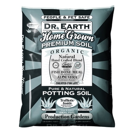 Dr. Earth Organic & Natural Home Grown Pure & Natural Potting Soil, 1.5
