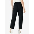 thumbnail image 2 of Roaman's Women's Plus Size Soft Knit Straight-Leg Capri Pant, 2 of 3