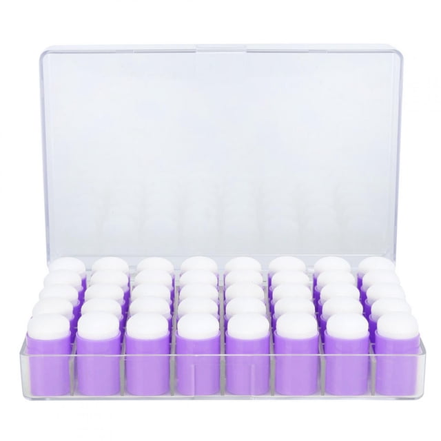 Finger Sponge Daubers, Craft Drawing Finger, 40pcs Color Mixing Festivals Office Workers Birthday For Dyeing Pink,Green,Yellow,Purple,Mixed Color